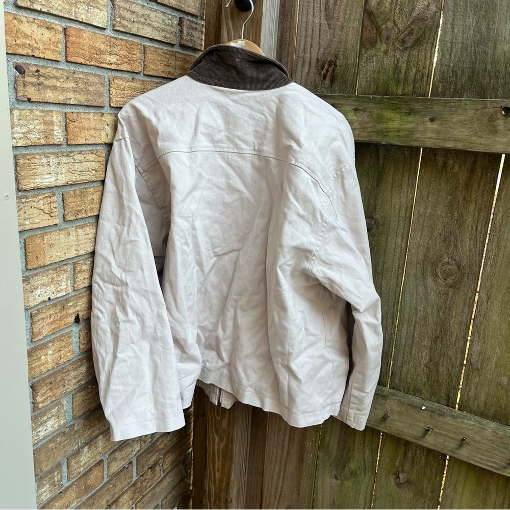 Wild Fable Women's Twill 90's Barn Field Jacket - Tan 1X - Picture 4 of 4